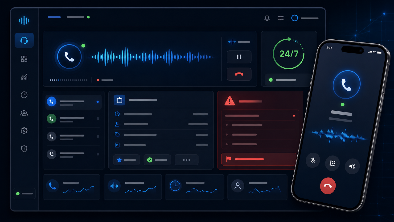 AI Receptionist product interface preview