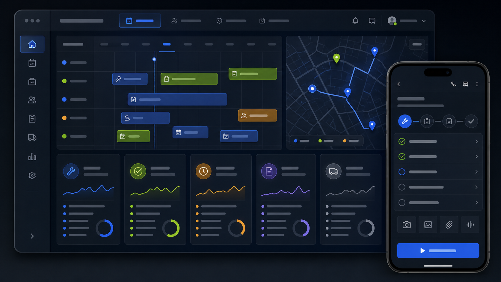 Elite Lifts Service Manager product interface preview